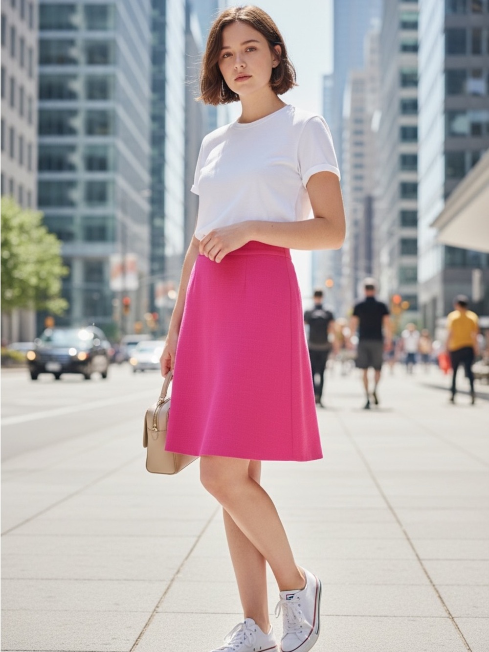 kate spade Hot Pink A-Line Skirt